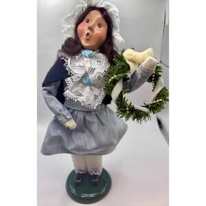 Byers Choice Caroler Victorian Child #50 of 100 Signed Dated 2003